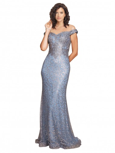 Wholesale Sequin Sweetheart Mermaid Formal Evening Dress UK